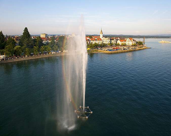 Seefontäne Uferpromenade (Foto: Achim Mende)