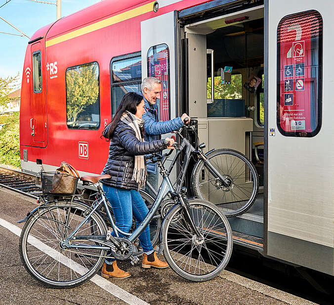 Fahrrad in Bahn mitnehmen