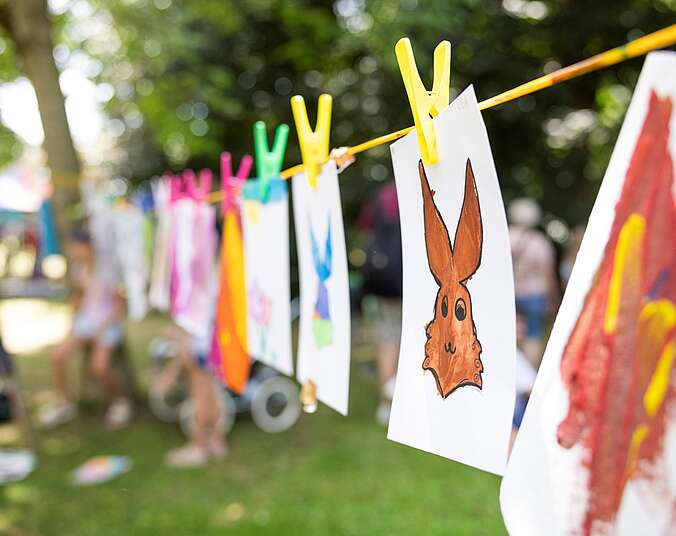 Spiel- und Aktionsgelände auf dem Seehasenfest