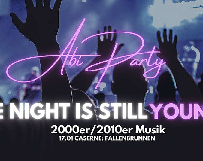 Das Motto der Party lautet "The Night Is Still Young"